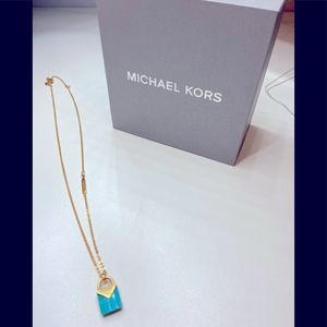 MK Padlock Necklace